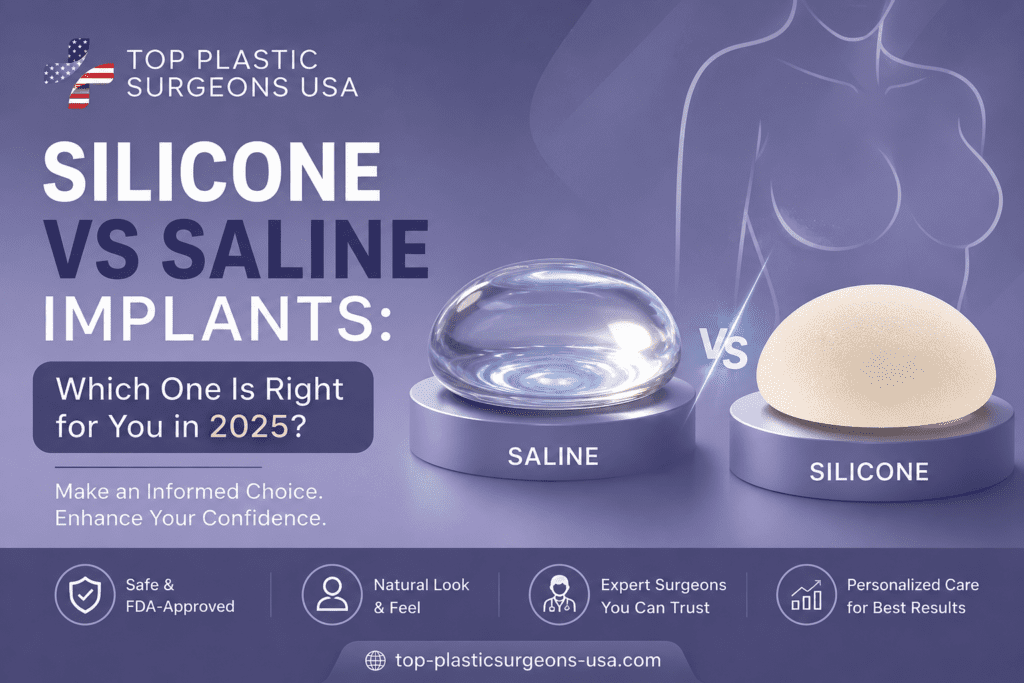 Silicone vs saline implants comparison