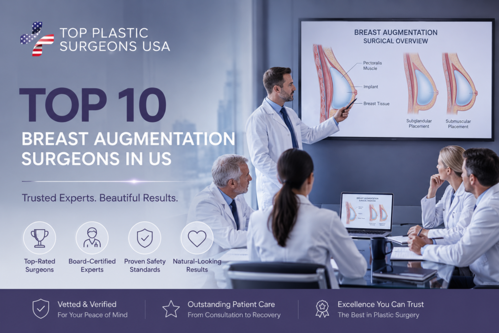 Top 10 Breast Augmentation Surgeons in the USA